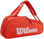 Wilson Red Super Tour 6-Pack Tennis Racket Bag