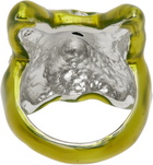 Collina Strada Khaki Puffy Bunny Ring