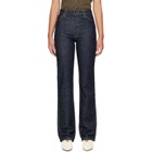 KHAITE Indigo Danielle Stretch Jeans