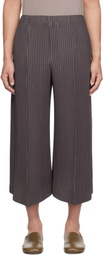 HOMME PLISSÉ ISSEY MIYAKE Purple Monthly Color December Trousers Homme ...