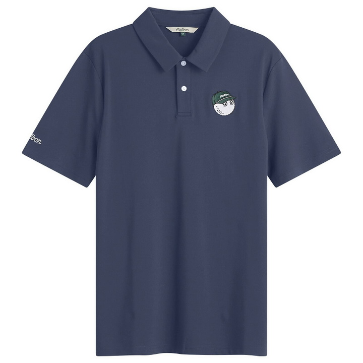 Photo: Malbon Men's Fairway Baldwin Polo Shirt in Navy
