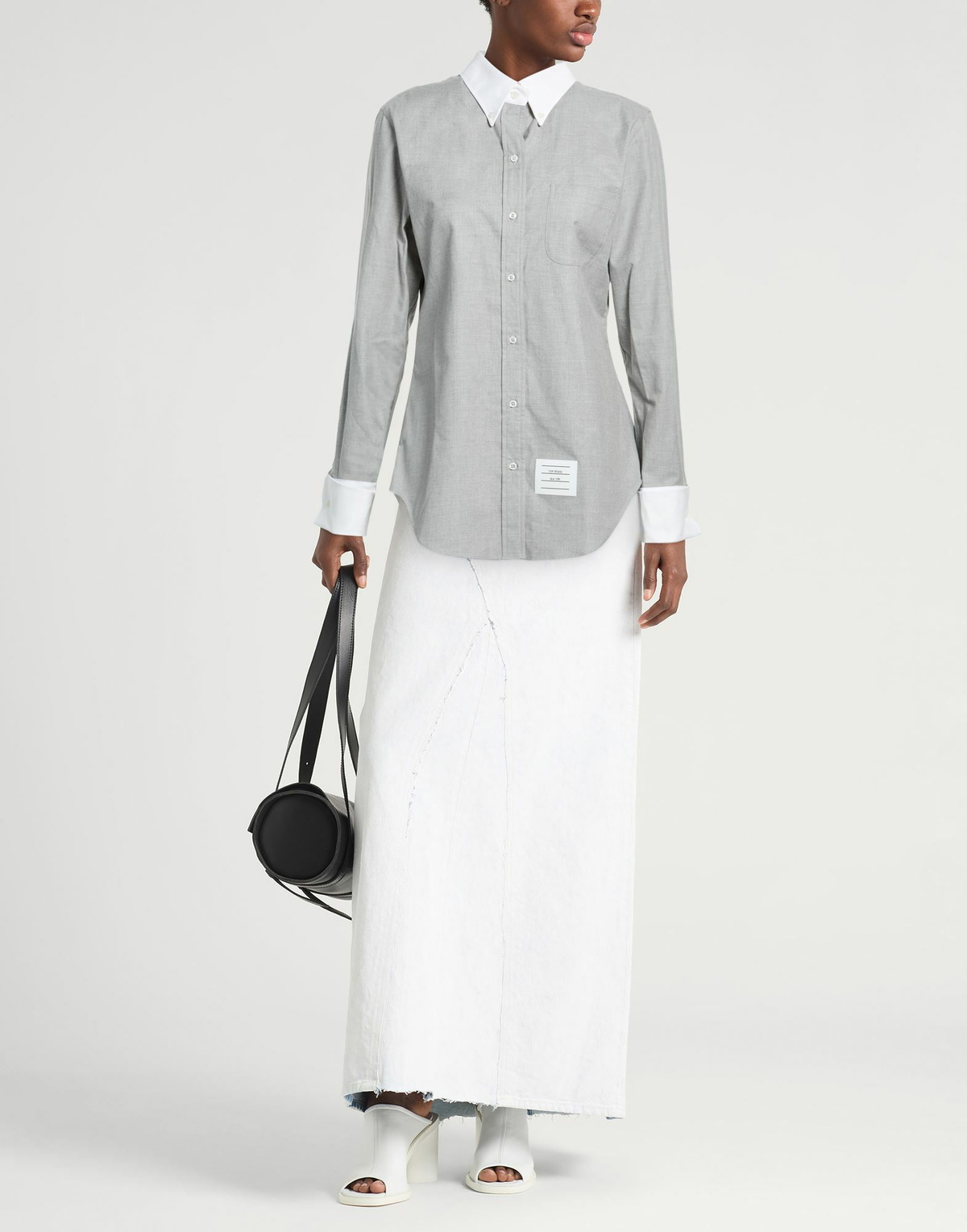 Thom Browne Womens Shirt Light in Grey