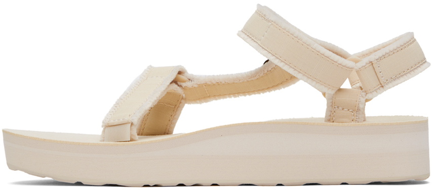 Teva Off-White Midform Universal Canvas Sandals