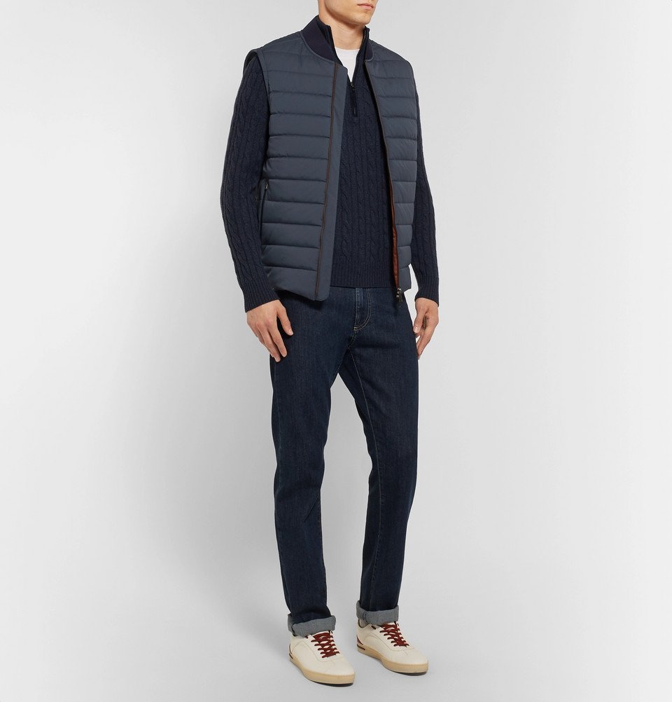 Loro Piana - Ontario Slim-Fit Green Storm System Quilted Shell