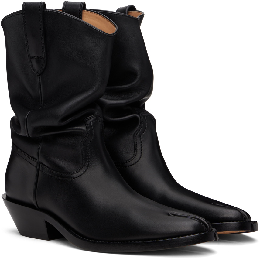 MaisonMargielaウエスタンブーツ ブラック MaisonMargielaウエスタンブーツ ブラック MM6 Maison Margiela パネル