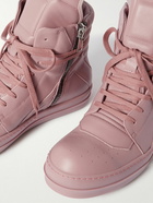 Rick Owens - Geobasket Leather High-Top Sneakers - Pink