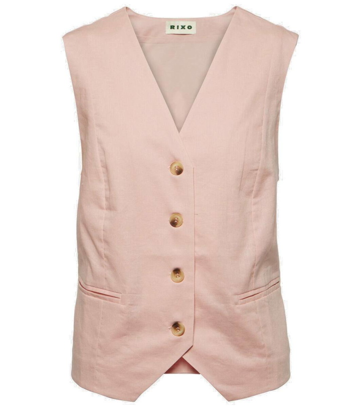 Photo: Rixo Norah linen and cotton vest