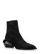 BALMAIN - Billy Suede Ankle Boots