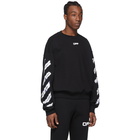 Off-White Black Airport Tape Sweatshirt