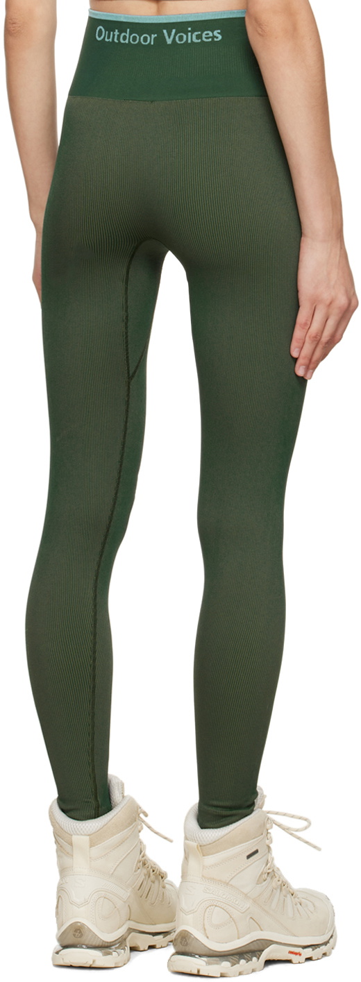 Outdoor voices green top leggings