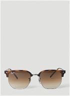 Ray-Ban - New Clubmaster Sunglasses in Brown
