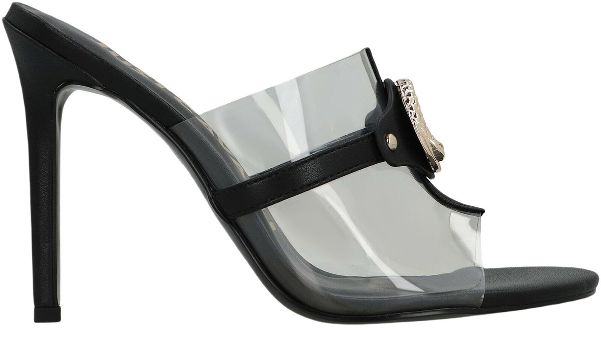 Just Cavalli Leather Mules