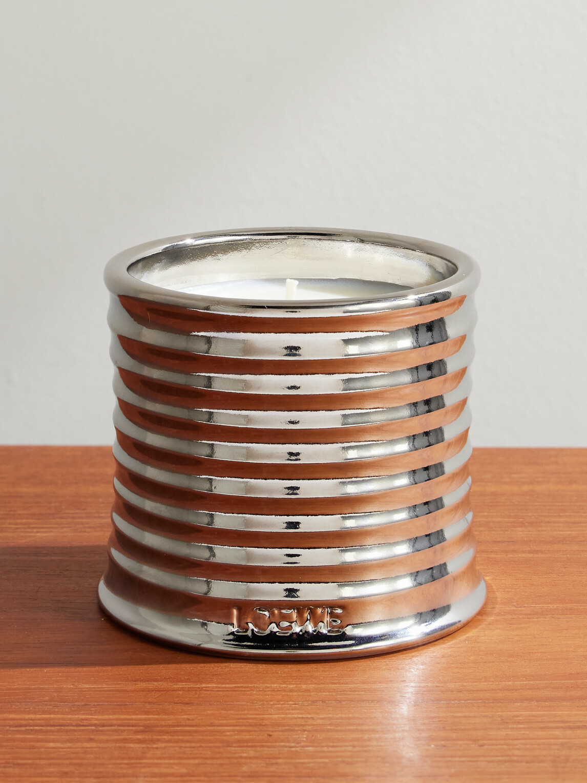 LOEWE Perfumes - Midi Black Sesame Scented Candle, 280g - Silver