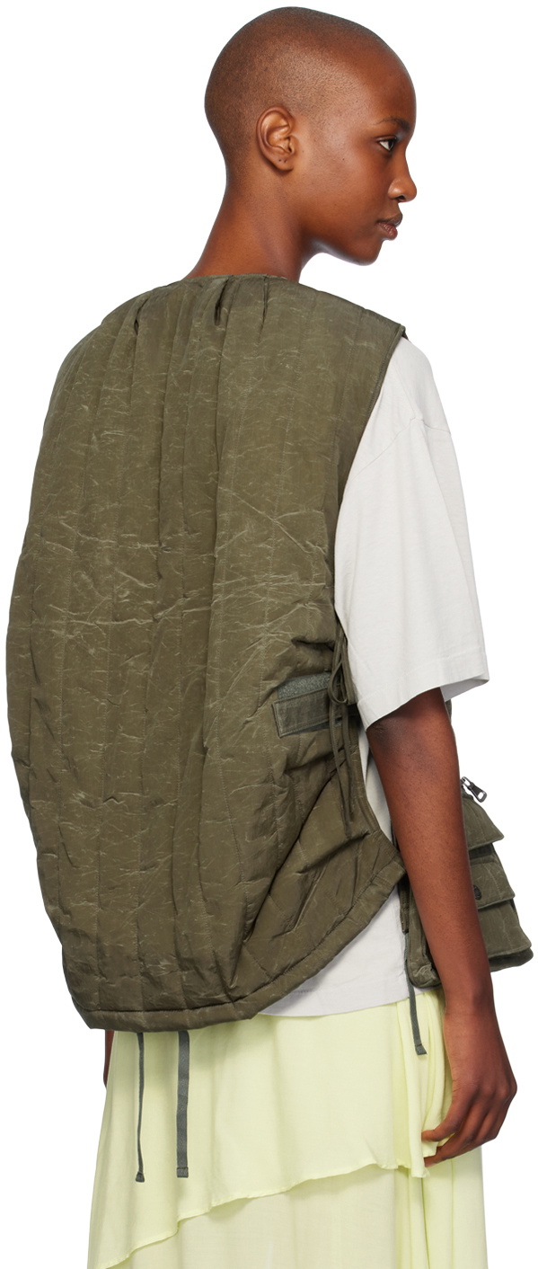 Andersson Bell Khaki Padded Turtle Vest