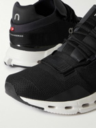 ON - Cloudnova Mesh and Neoprene Running Sneakers - Black