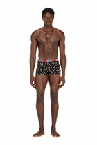 Diesel Three-pack of stretch cotton trunks with floral print - Trunks Mens in Black
