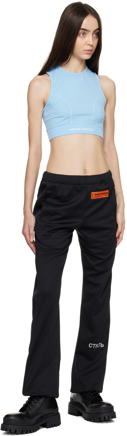 Heron Preston Blue Polyamide Sport Top