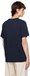 Maison Kitsuné Navy Chillax Fox T-Shirt