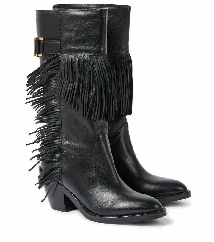 Photo: See By Chloé Santiag leather knee-high boots