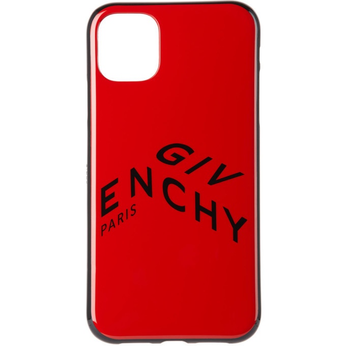Photo: Givenchy Red Refracted Logo iPhone 11 Case