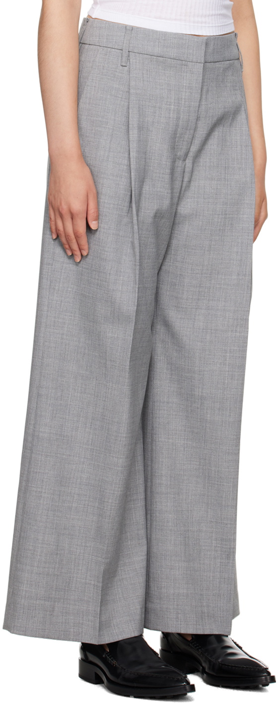 CAMILLA AND MARC Gray Lazlo Trousers