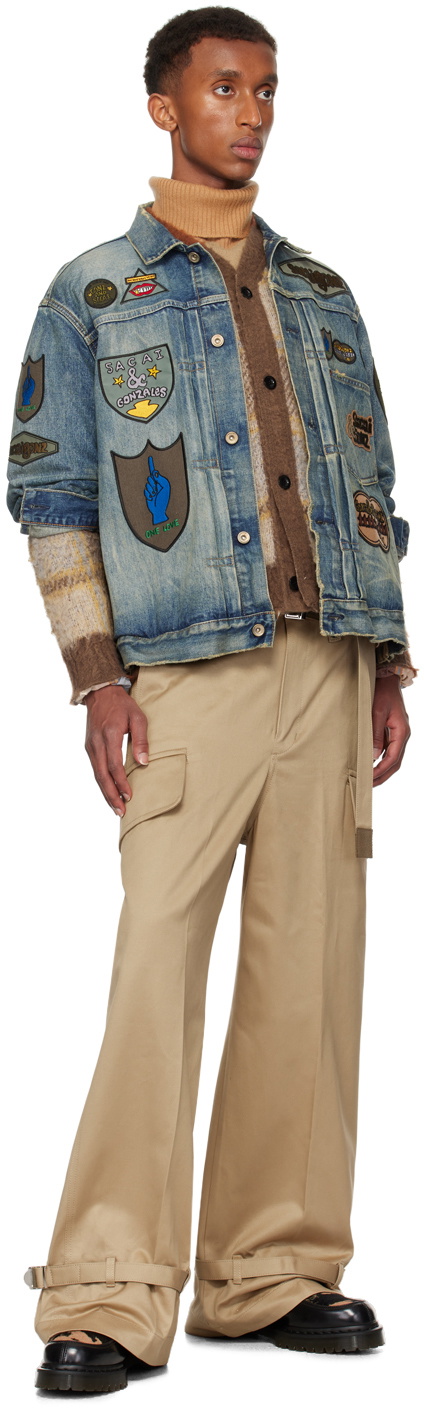 Sacai Cotton Chino Pants Pants 600062703nvy main image 0