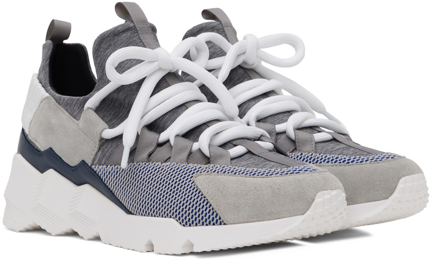 Pierre Hardy Gray Trek Comet Sneakers