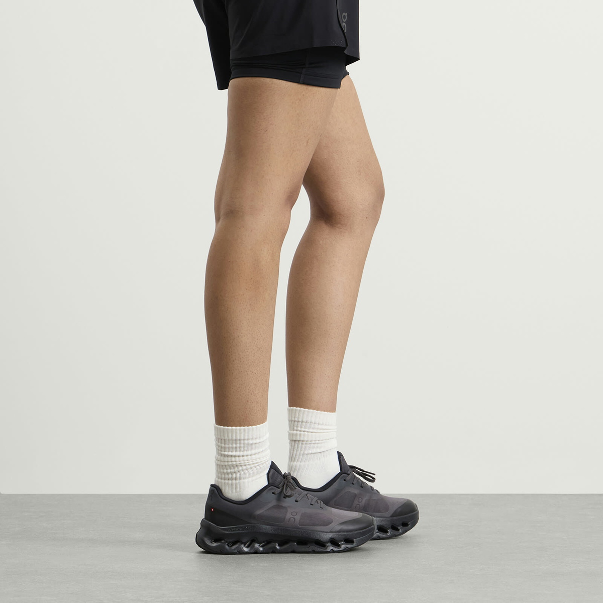 ON Women's Cloudtilt Remix Sneaker in Black/Black