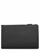 TOM FORD - Small Grain Leather Pouch W/strap