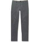 Freemans Sporting Club - Slim-Fit Brushed Cotton-Twill Trousers - Gray