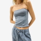 Represent Women's Elevate Strapless Top in Steel Blue