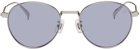 Dunhill Gunmetal Round Sunglasses