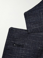 Canali - Kei Slim-Fit Wool-Blend Tweed Blazer - Blue