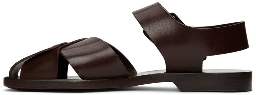 Lemaire Brown Strap Sandals Lemaire