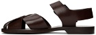 Lemaire Brown Strap Sandals