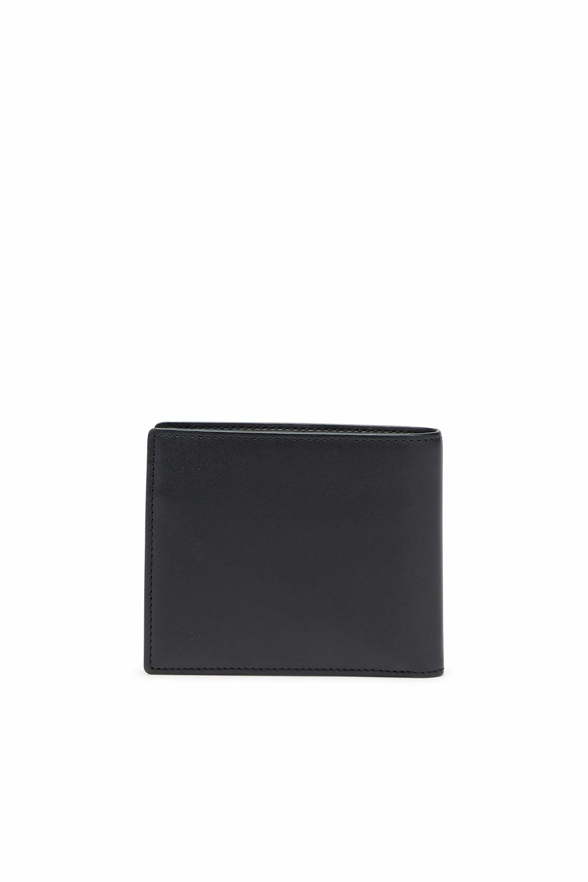 Diesel Bi-fold wallet in leather with coin pocket - Small Wallets Mens in Black