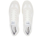 Novesta German Army Trainer Leather Sneakers in White/Ecru