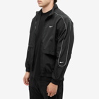 Nike Men's Solo Swoosh Woven Track Jacket in Black/White