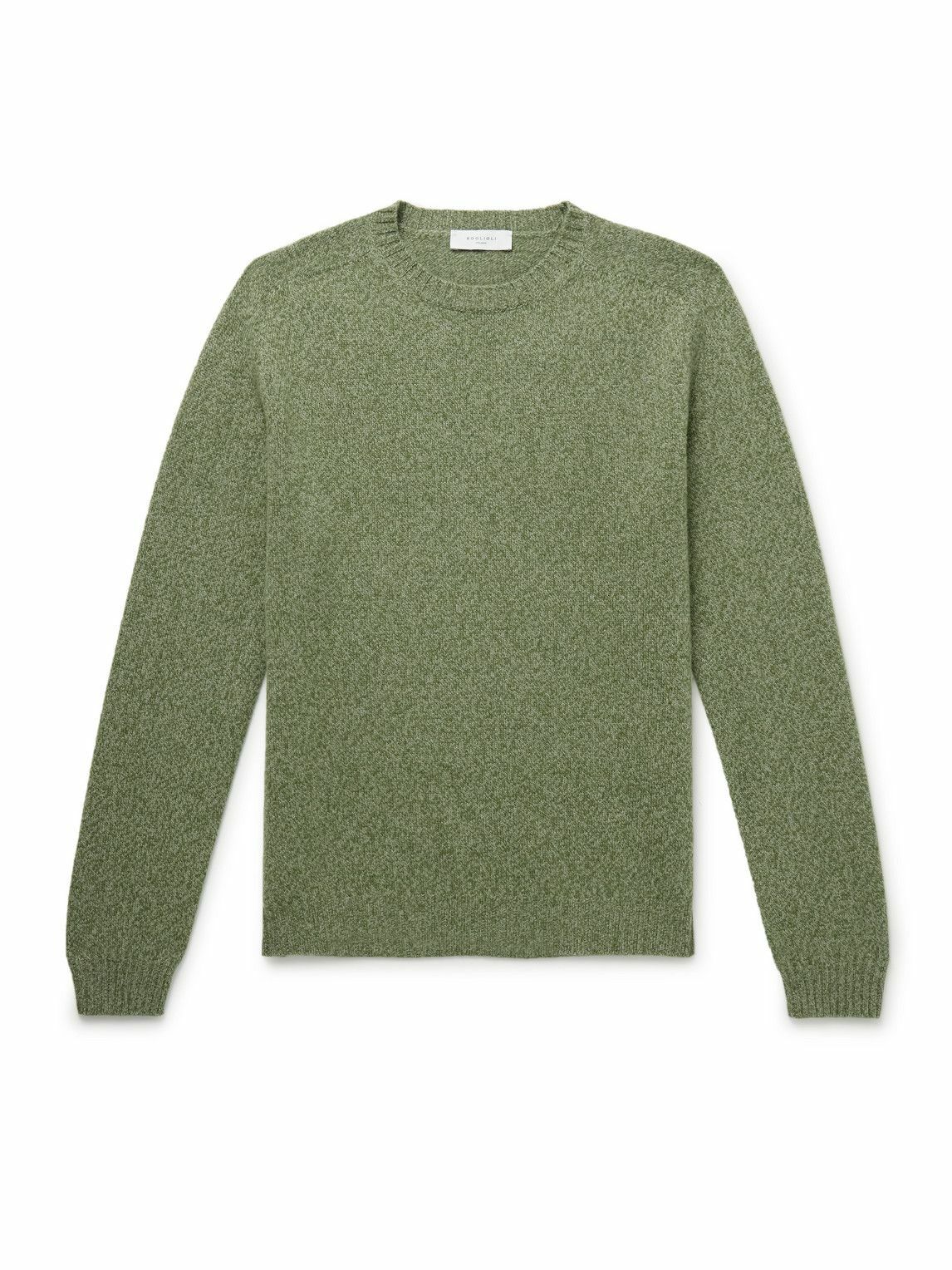 Boglioli - Wool and Cashmere-Blend Sweater - Green