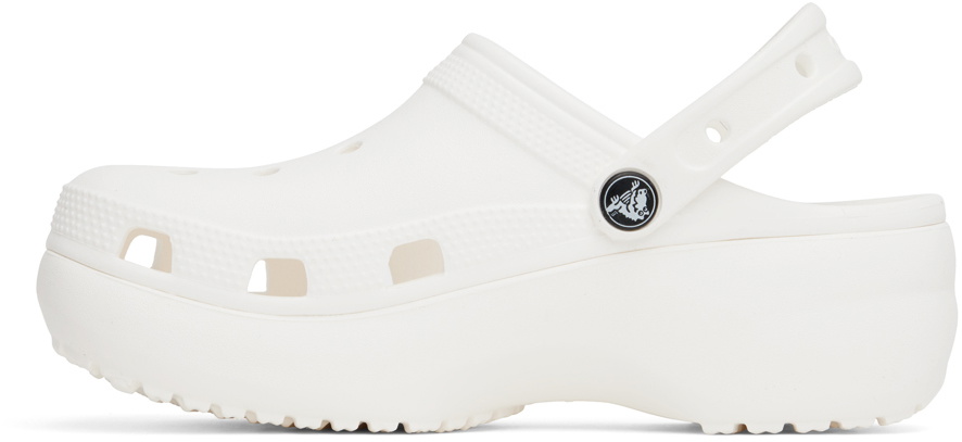 Crocs White Classic Platform Clogs Crocs
