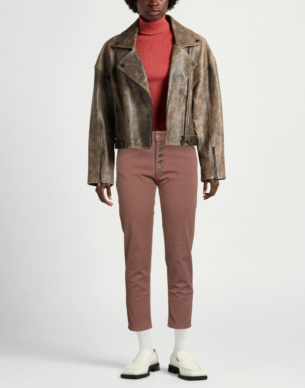 Jijil Womens Pants in Brown