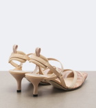 Fendi Colibrì mesh slingback pumps