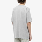 Comme des Garçons SHIRT Men's x Lacoste Vertical Croc T-Shirt in Top Grey/Green