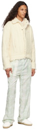 young n sang Off-White Hand-Woven Jacket