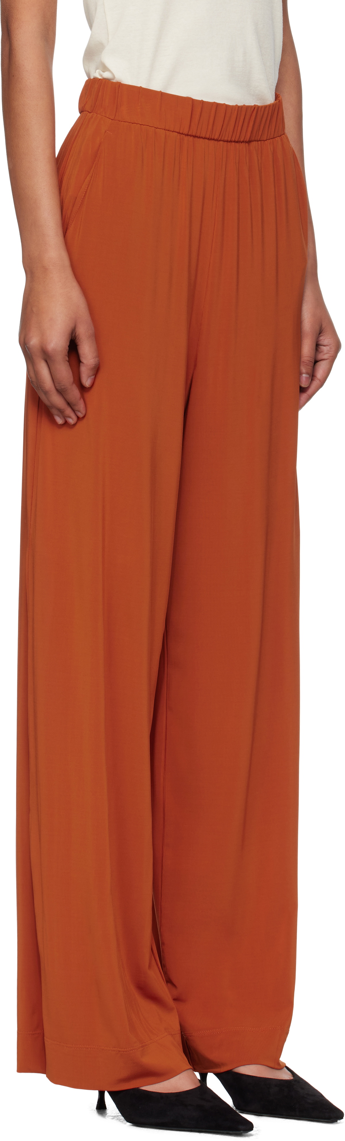 Max Mara Orange Savio Lounge Pants