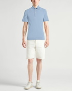 Brunello Cucinelli Mens Polo shirt Slate in Blue