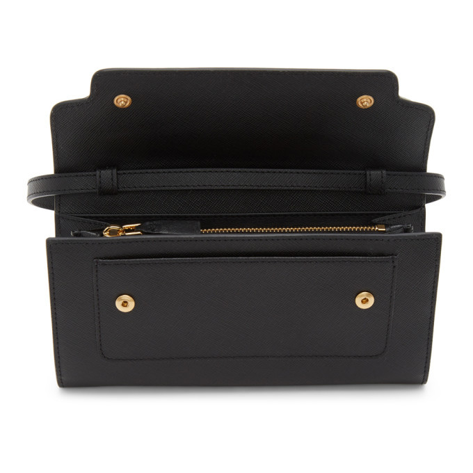 Marni Black Bellows Wallet Bag Marni