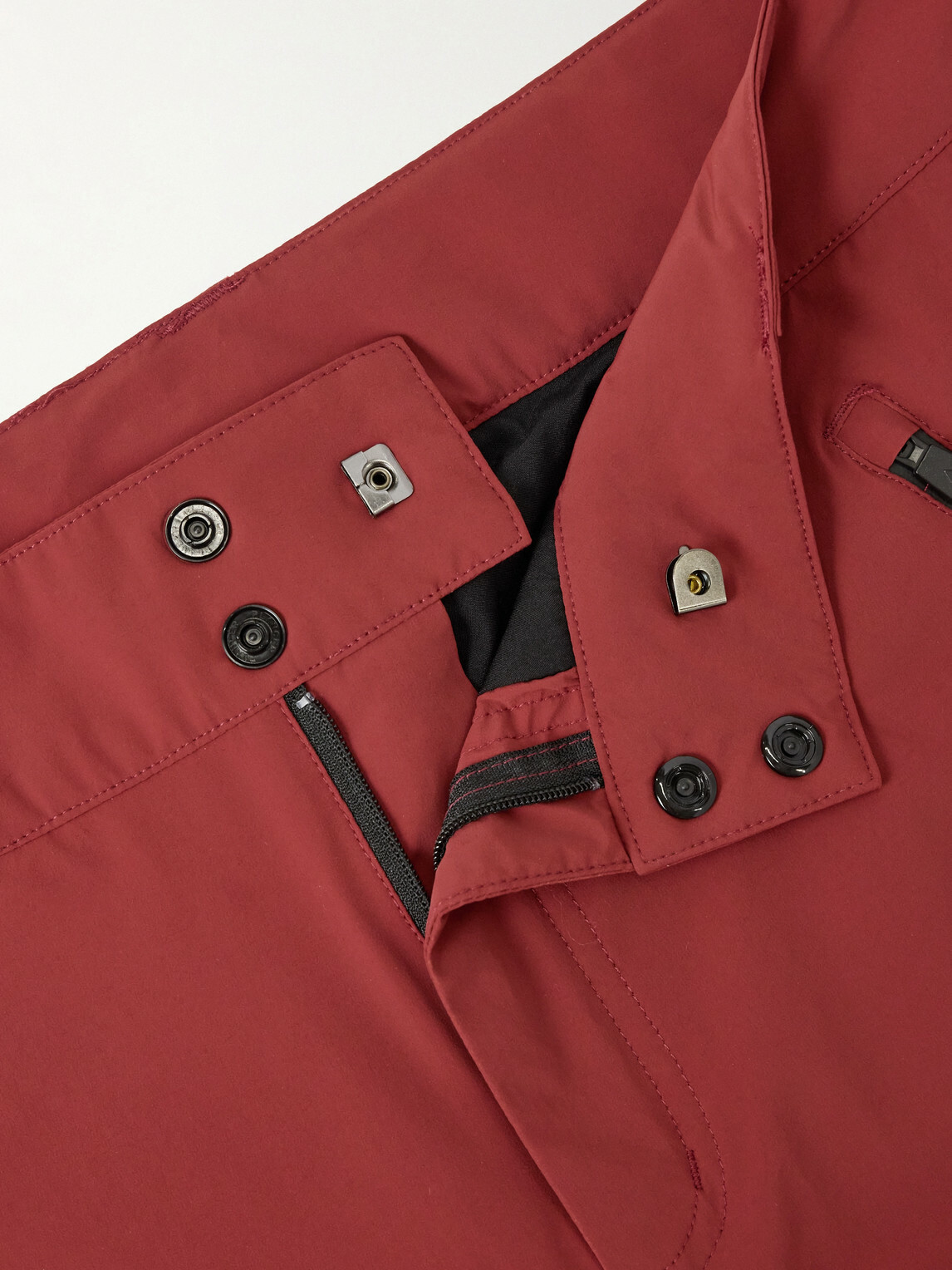 Aztech Mountain - Pyramid Straight-Leg Padded Shell Ski Pants - Burgundy