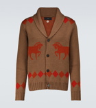 Alanui - Wild Roads cotton and wool cardigan