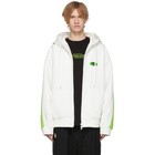 ADER error SSENSE Exclusive Off-White ASCC Colorblocked Zip Hoodie